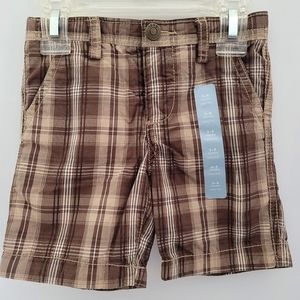 Baby Gap Brown Plaid Shorts Baby Boys 3-6 months